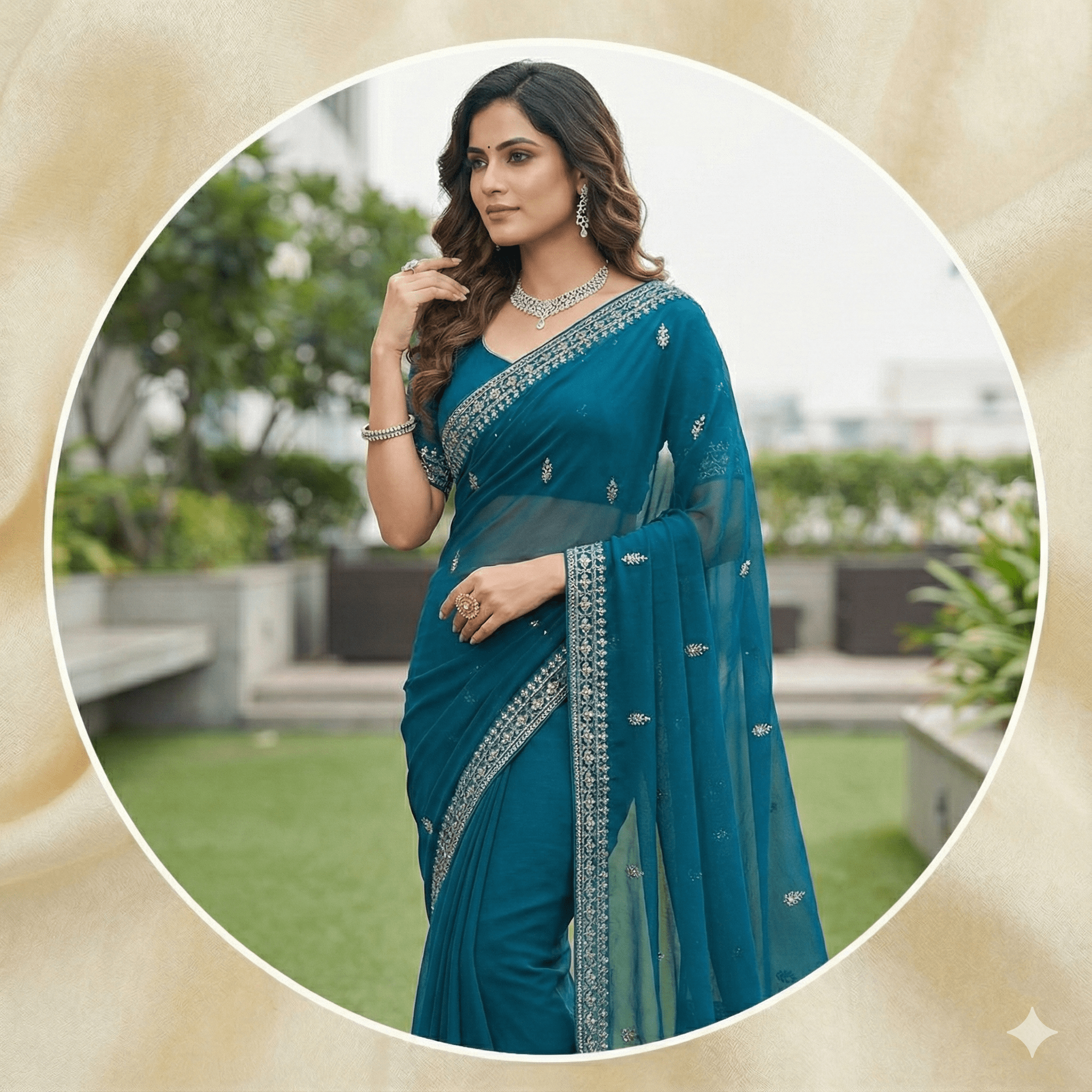 georgette-saree image