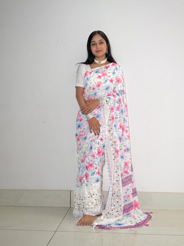 Digital Print Party Wear Saree