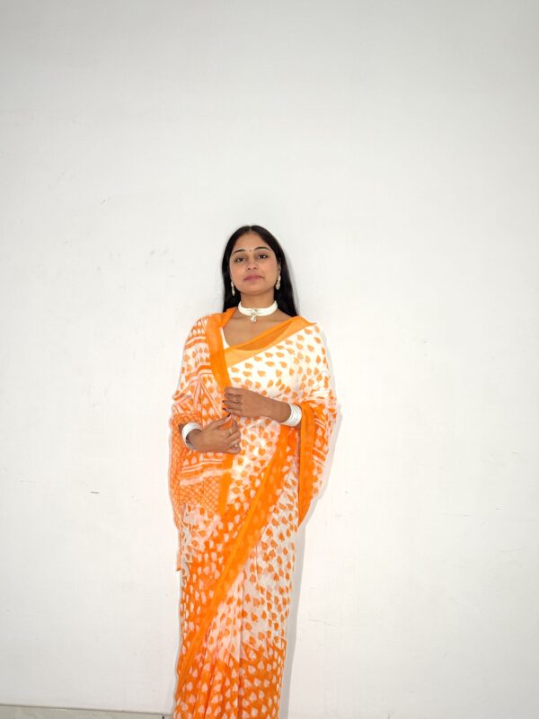 CHIFFON PRINTED DESIGNER SAREE